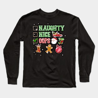 Naughty Nice OOp Long Sleeve T-Shirt